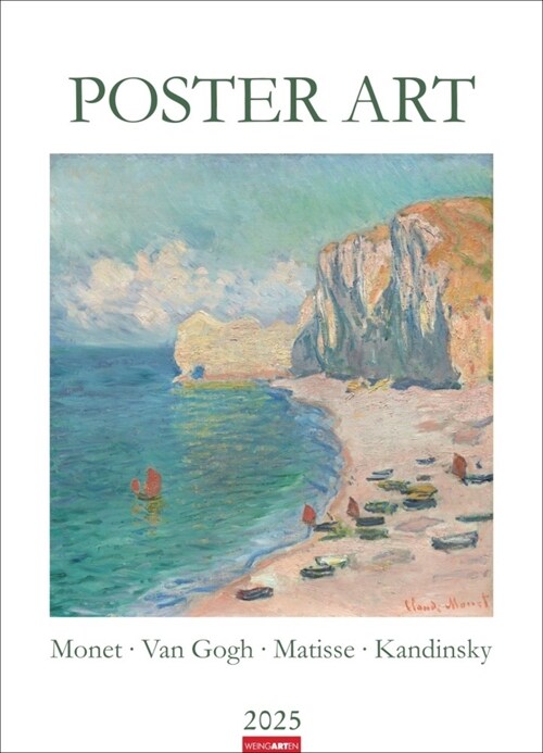 Poster Art Kalender 2025 - Monet Van Gogh Matisse Kandinsky (Calendar)