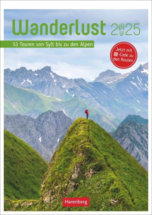 Wanderlust Wochen-Kulturkalender 2025 - 53 Touren von Sylt bis zu den Alpen (Calendar)