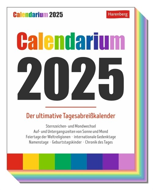 Calendarium Tagesabreißkalender 2025 - Der ultimative Tagesabreißkalender (Calendar)