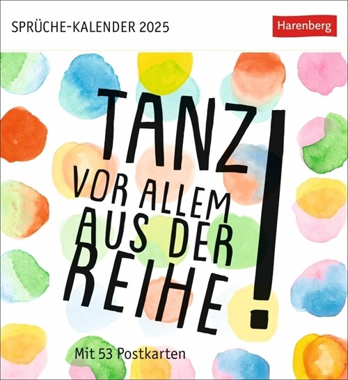 Tanz! Vor allem aus der Reihe Postkartenkalender 2025 - mit 53 Postkarten (Calendar)