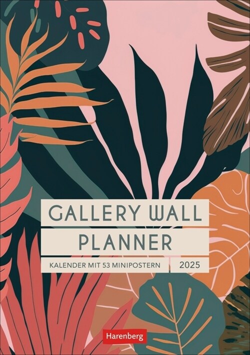 Gallery Wall Planner Wochenplaner 2025 - Kalender mit 53 Minipostern (Calendar)