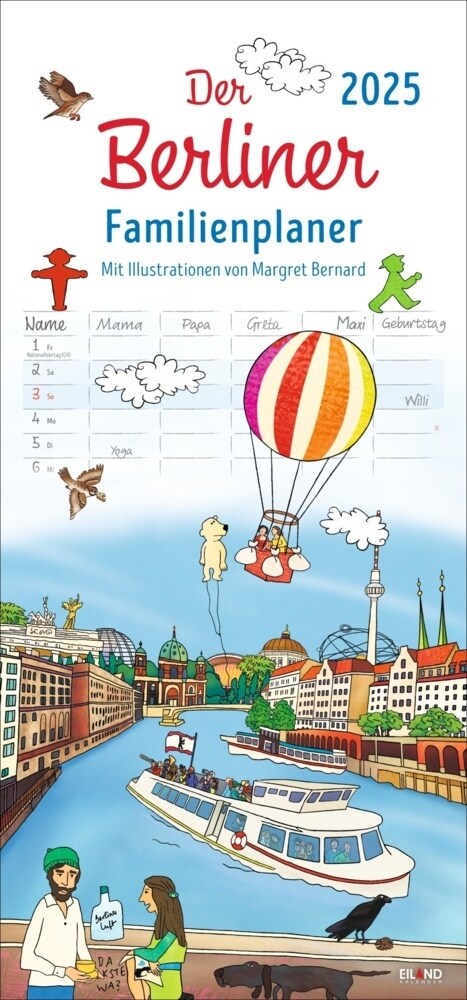 Der Berliner Familienplaner 2025 - Margret Bernard (Calendar)