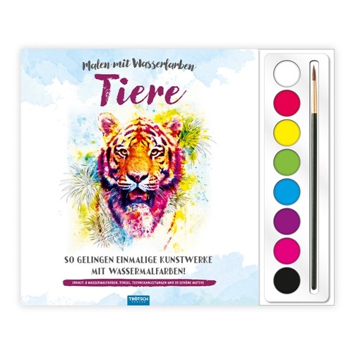 Trotsch Malen mit Wasserfarben Tiere (Hardcover)
