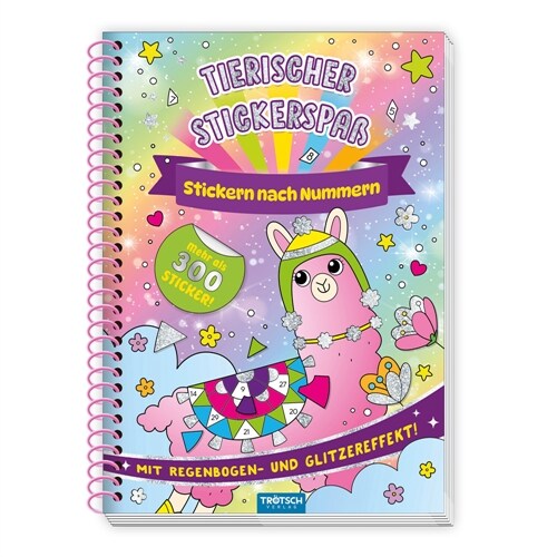 Trotsch Beschaftigungsbuch Stickerbuch Tierischer Stickerspaß (Paperback)