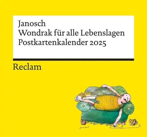 Janosch: »Wondrak fur alle Lebenslagen« (Postkartenkalender 2025) (Calendar)