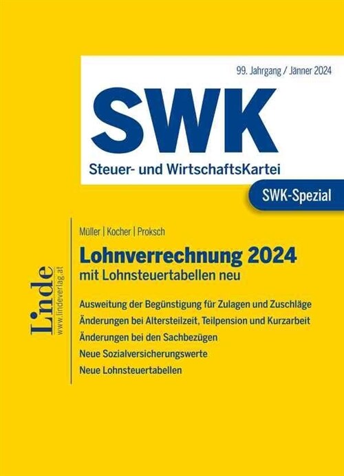 SWK-Spezial Lohnverrechnung 2024 (Paperback)