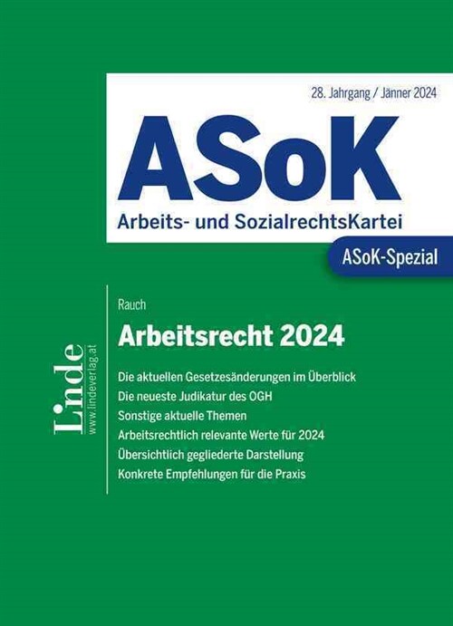 ASoK-Spezial Arbeitsrecht 2024 (Paperback)