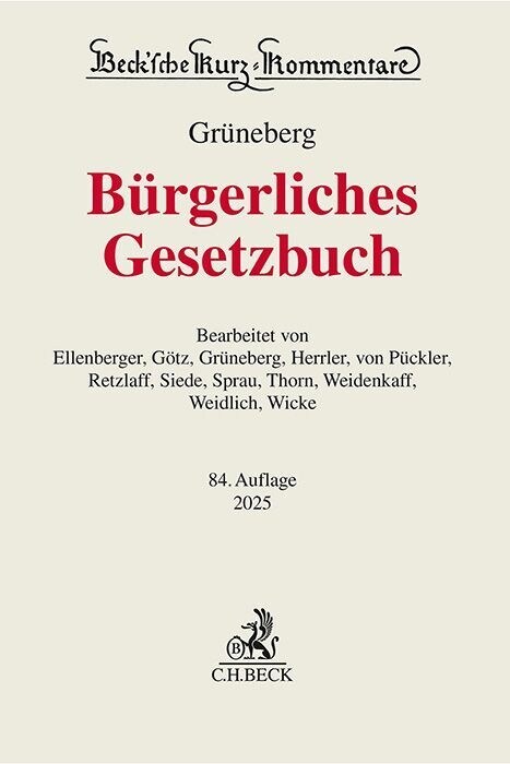 Burgerliches Gesetzbuch (Hardcover)
