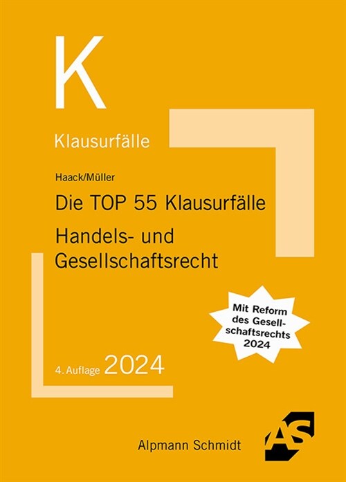 Die TOP 55 Klausurfalle Handels- und Gesellschaftsrecht (Paperback)