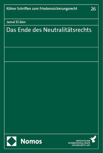 Das Ende des Neutralitatsrechts (Paperback)