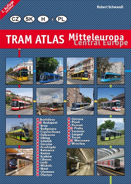 Tram Atlas Mitteleuropa/Central Europe (Paperback)