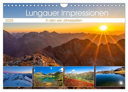Lungauer Impressionen (Wandkalender 2025 DIN A4 quer), CALVENDO Monatskalender (Calendar)