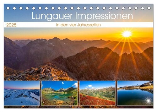 Lungauer Impressionen (Tischkalender 2025 DIN A5 quer), CALVENDO Monatskalender (Calendar)