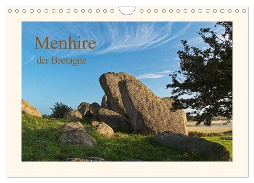 Menhire der Bretagne (Wandkalender 2025 DIN A4 quer), CALVENDO Monatskalender (Calendar)