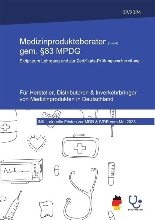 Medizinprodukteberater gemaß §83 MPDG (Paperback)