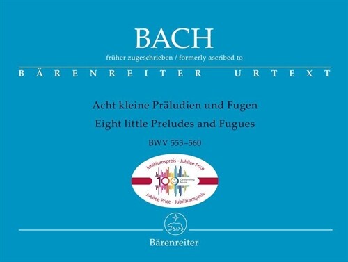 Acht kleine Praludien und Fugen, Orgel (fruher Bach zugeschrieben) (Sheet Music)