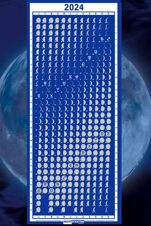 Mondphasenkalender 2025 (Calendar)