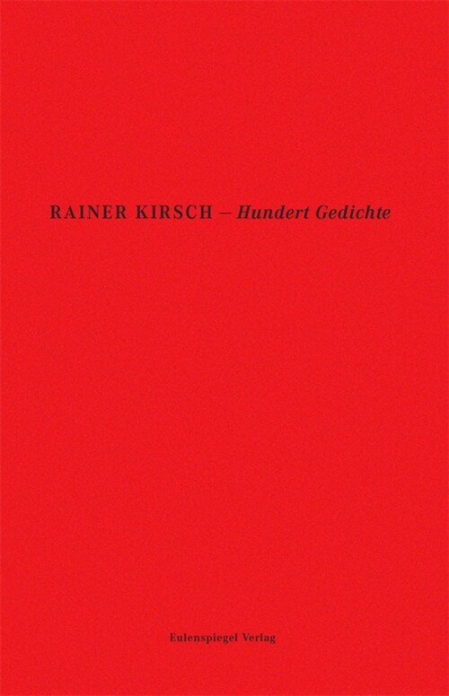 Hundert Gedichte (Paperback)