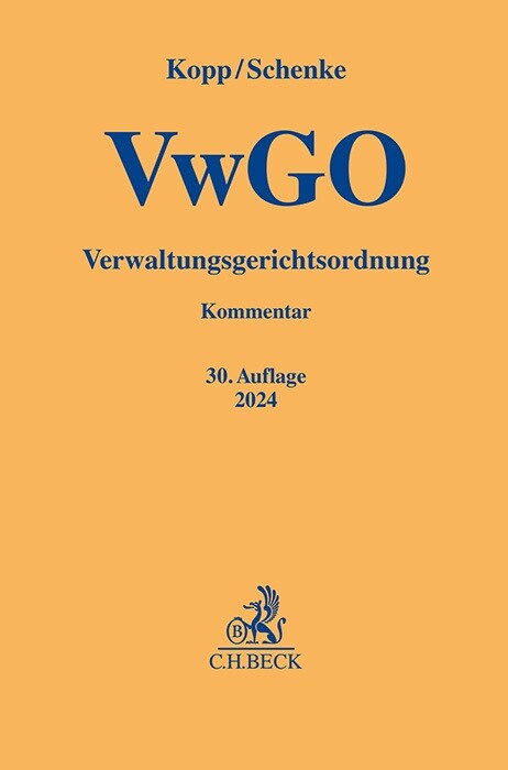 Verwaltungsgerichtsordnung (Hardcover)