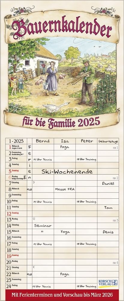 Bauernkalender 2025 (Calendar)