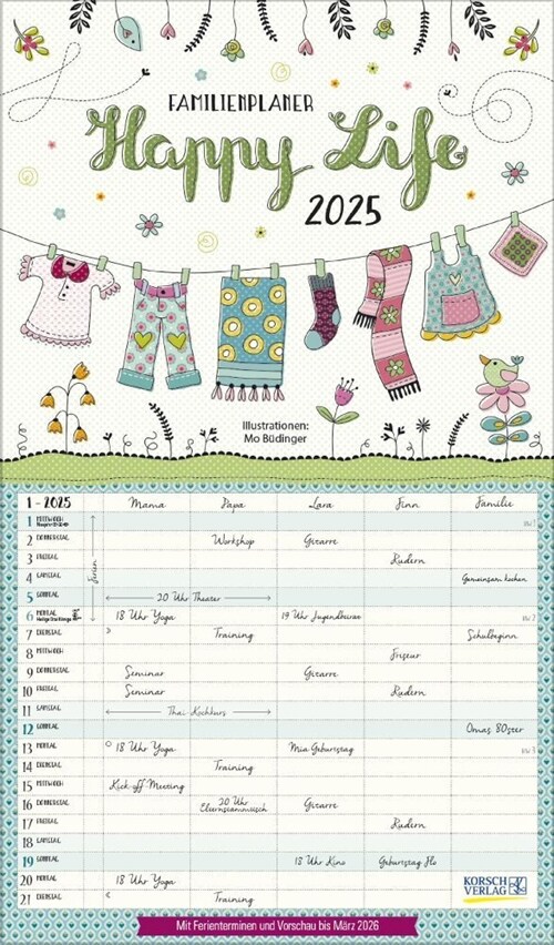 Happy Life 2025 (Calendar)