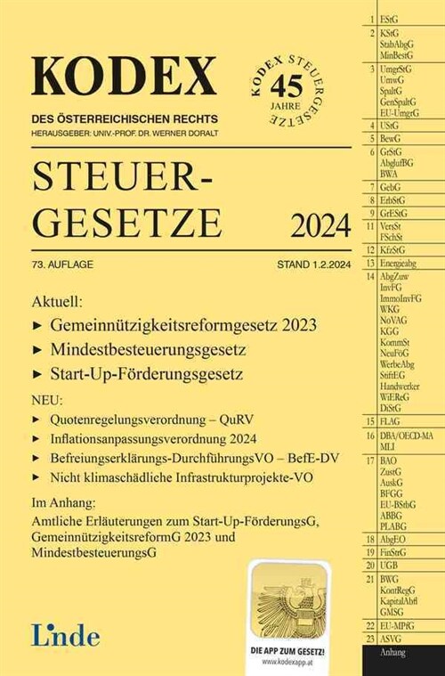 KODEX Steuergesetze 2024 (Paperback)