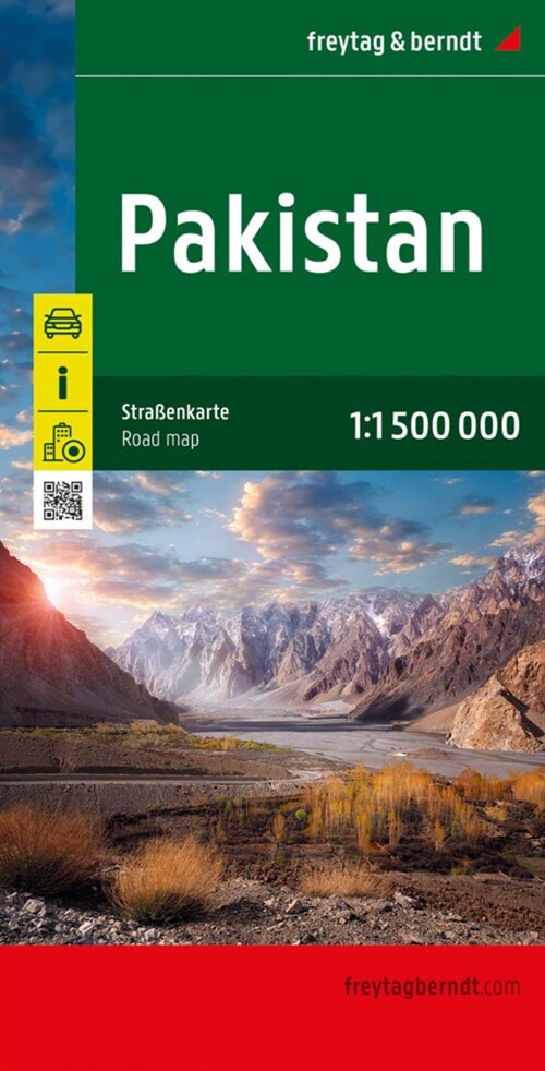 Pakistan, Autokarte 1:1.500.000, freytag & berndt (Sheet Map)