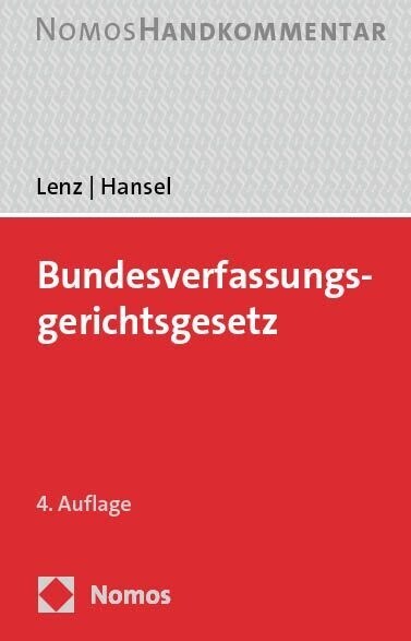 Bundesverfassungsgerichtsgesetz (Hardcover)