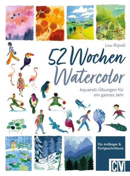 52 Wochen Watercolor (Hardcover)