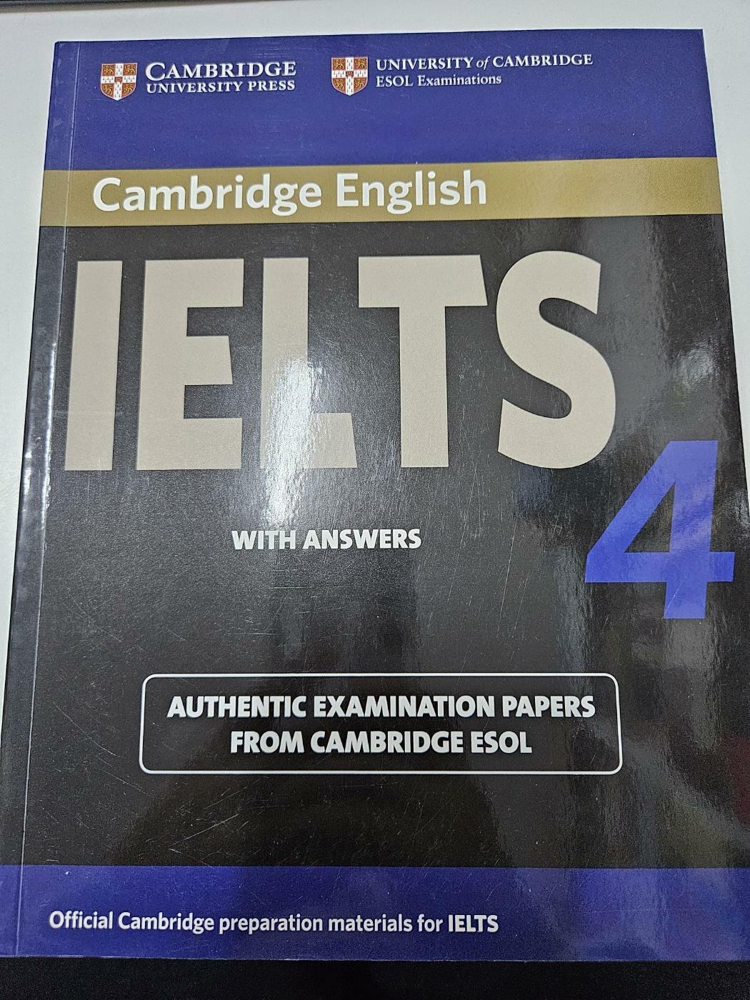 [중고] Cambridge IELTS 4 Student‘s Book with Answers : Examination papers from University of Cambridge ESOL Examinations (Paperback)