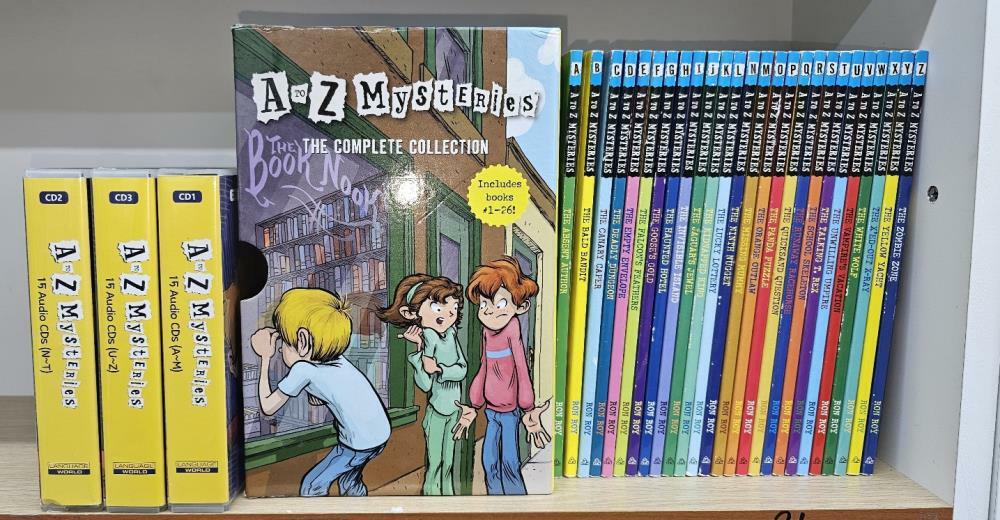 [중고] A to Z Mysteries #1~26 직수입도서 (오디오CD 41장, 단어장 증정) (Paperback 26 + CD 41)