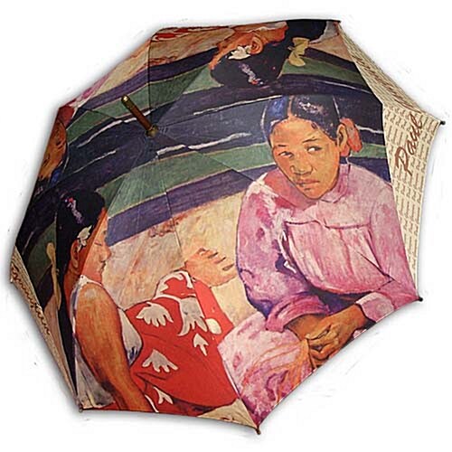 [ART] HelloRaincats 고갱-타히티의 두여인(W) 자동 우산