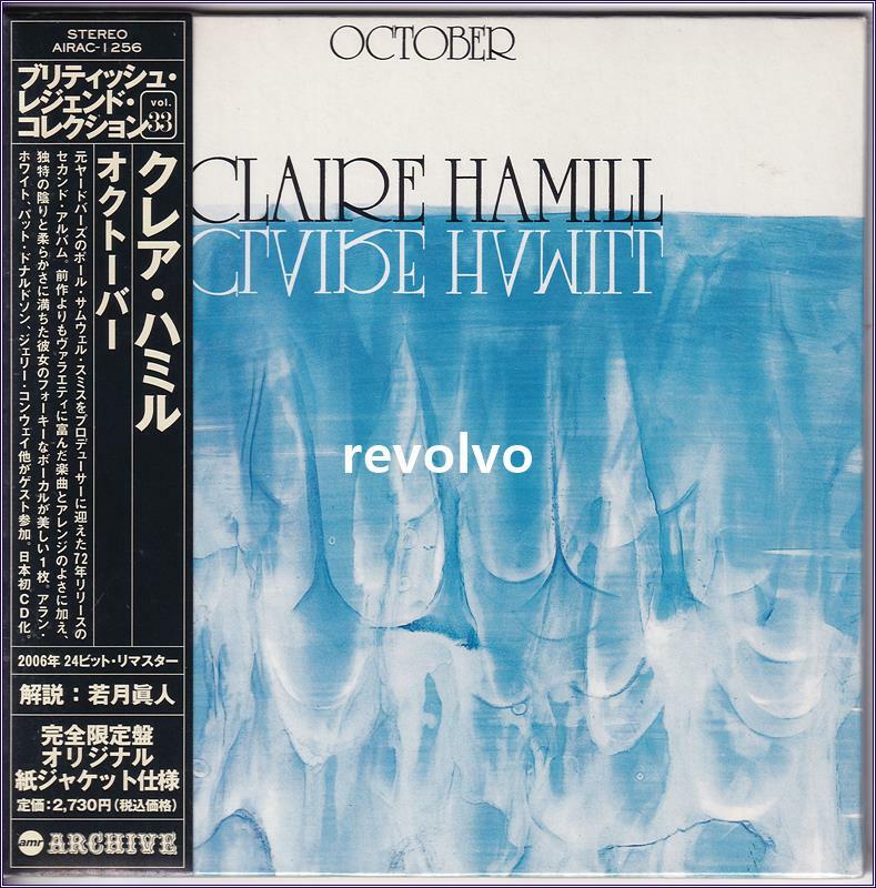 [중고] Claire Hamill – October [Paper-Sleeve CD]