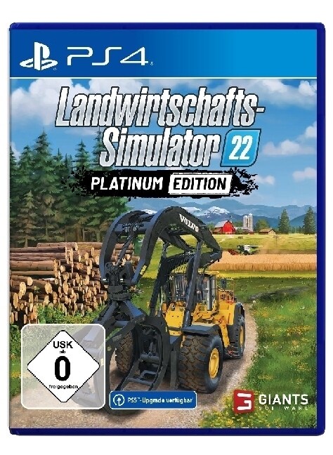 Landwirtschafts-Simulator 22: Platinum-Edition, 1 PS4-Disc (Blu-ray)