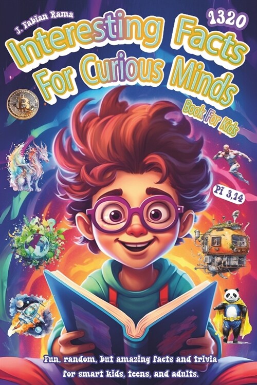 Interesting Facts For Curious Minds Book For Kids: 1320 Random and Brilliant Facts, and Trivia for Smart Kids About Space, Games, Math, Animals, Earth (Paperback)