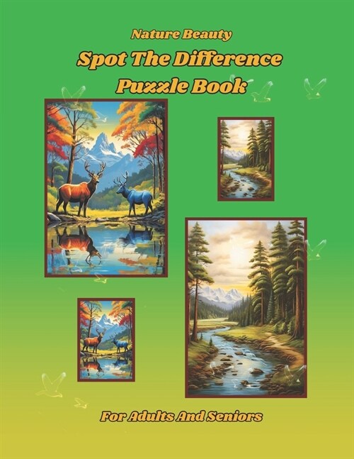 Nature Beauty Spot the Difference Puzzle Book (Paperback)
