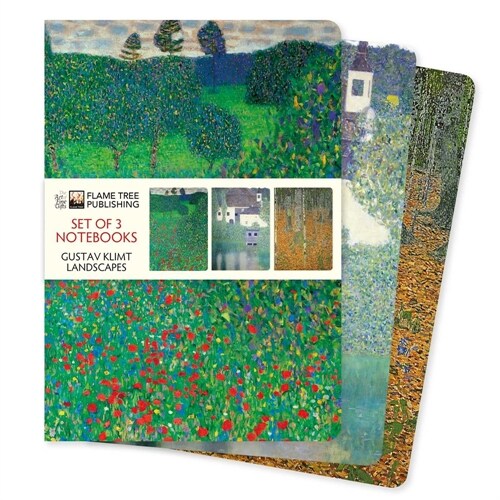 Gustav Klimt: Landscapes Set of 3 Standard Notebooks (Notebook / Blank book)