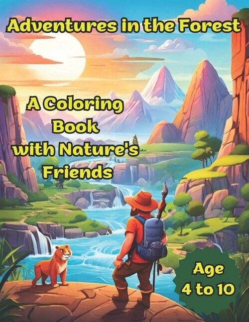 Adventures in the Forest: A Coloring Book with Natures Friends (Paperback)