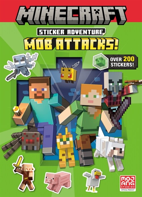 Minecraft Sticker Adventure: Mob Attacks! (Minecraft) (Paperback)