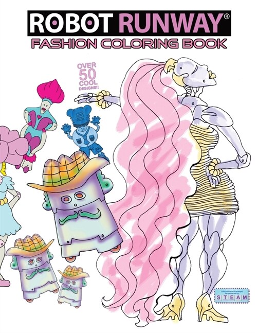 Robot Runway Fashion Coloring Book (Paperback, 2)