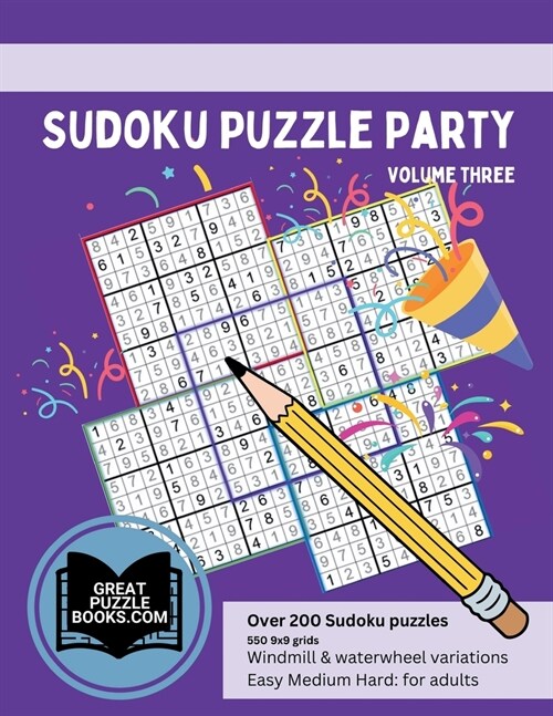 Sudoku Puzzle Party Volume Three (Paperback)