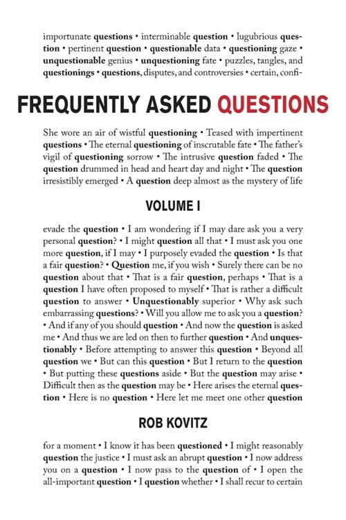 Frequently Asked Questions, Volume 1 (Paperback)