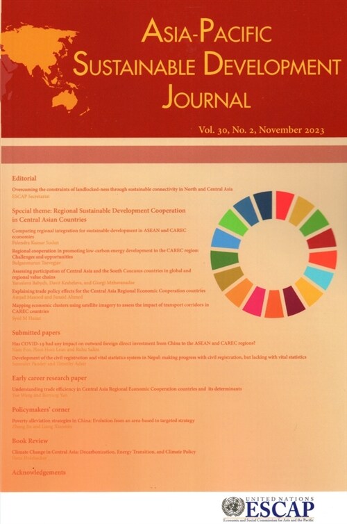 Asia-Pacific Sustainable Development Journal 2023: Issue No. 2 (Paperback)