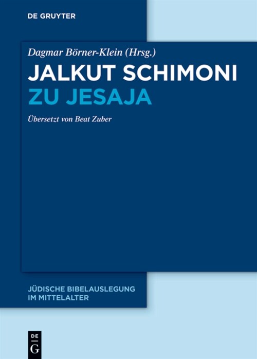 Jalkut Schimoni Zu Jesaja (Hardcover)