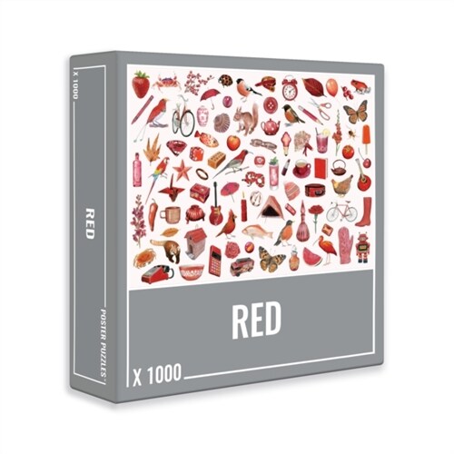 Red Jigsaw Puzzle (1000 pieces) (Paperback)
