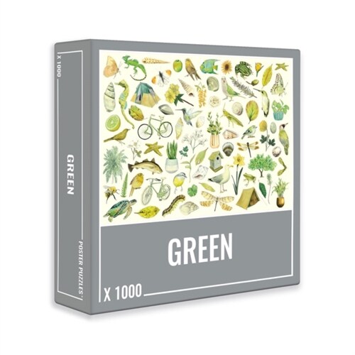 Green Jigsaw Puzzle (1000 pieces) (Paperback)