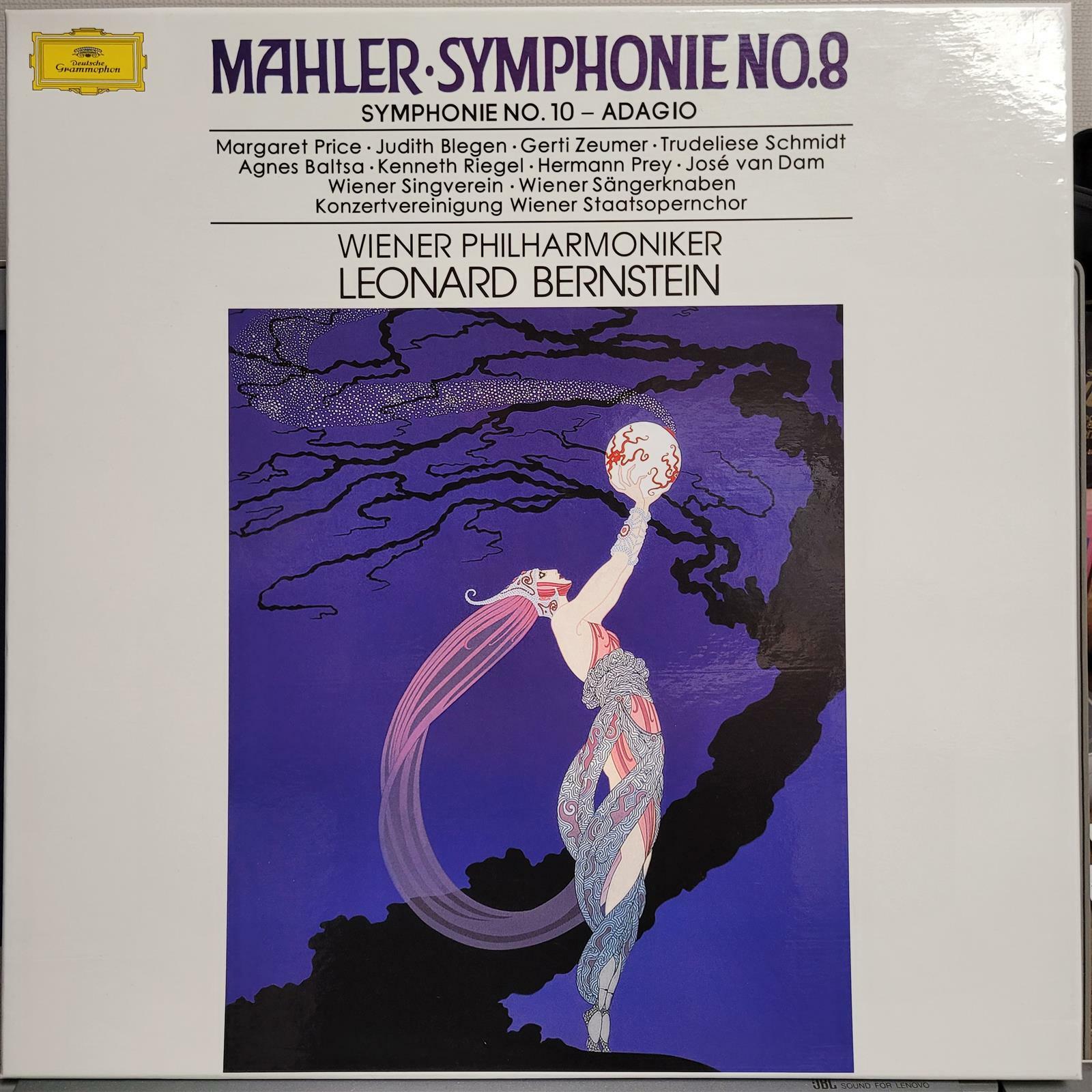 [중고] Mahler Symphony No.8 / No.10 Adagio - Wiener Philharmoniker, Leonard Bernstein