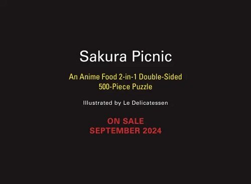 Sakura (Cherry Blossom) Picnic: An Anime Food 2-In-1 Double-Sided 500-Piece Puzzle (Other)