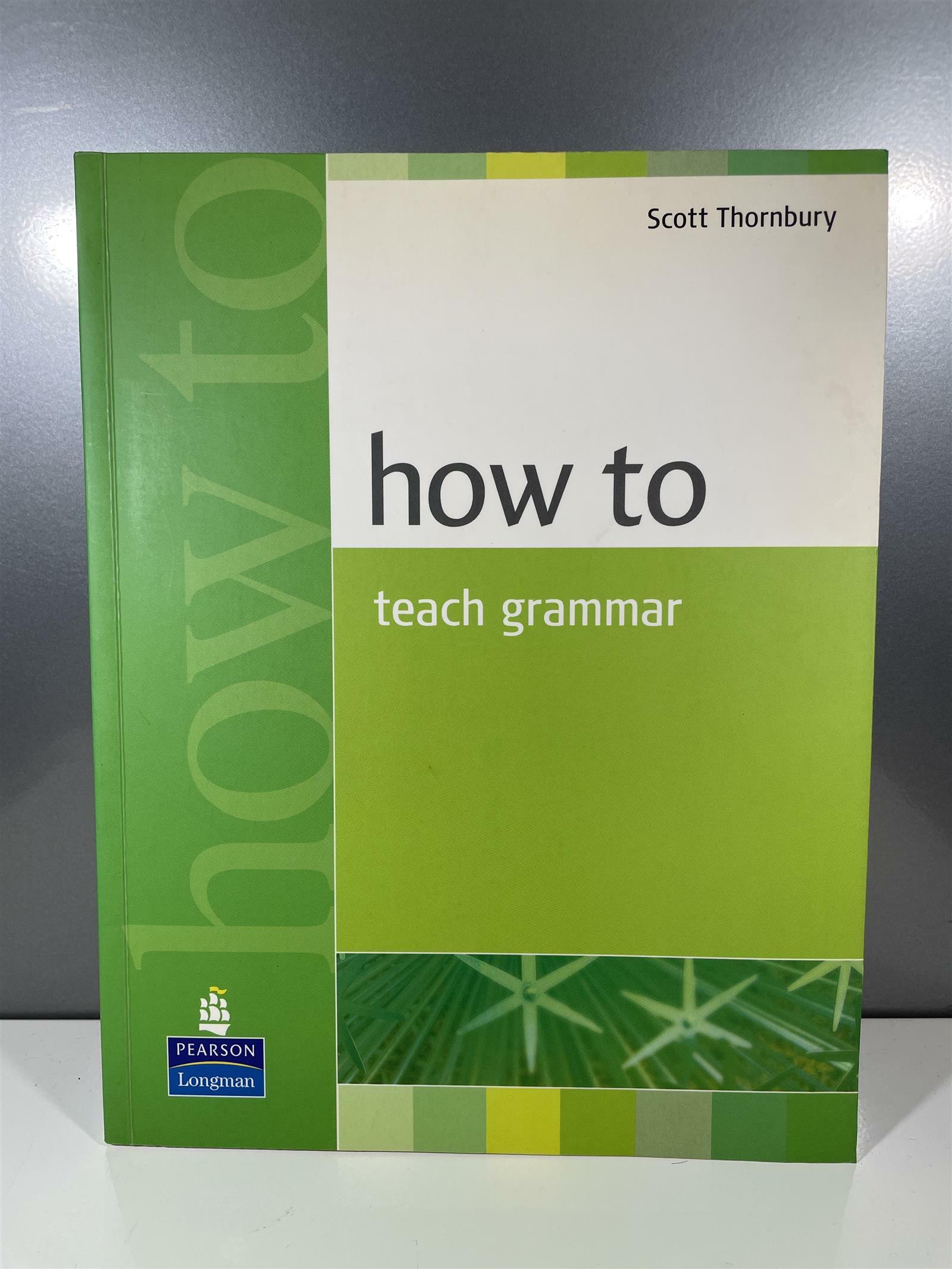 [중고] How to Teach Grammar (Paperback)