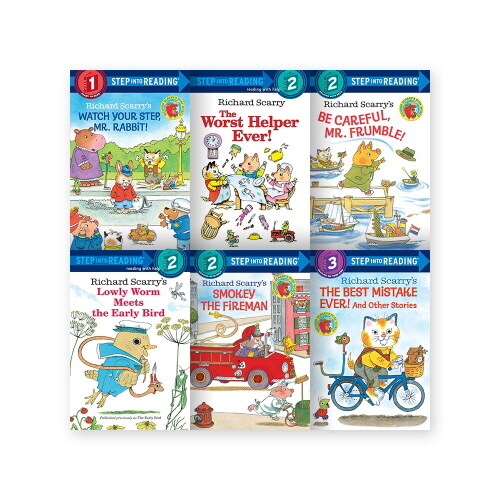 Step into Reading (Step 1,2,3): Richard Scarry 6종 세트